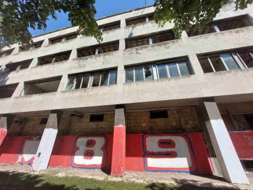 Hotel Yugoslavia is now deteriorating