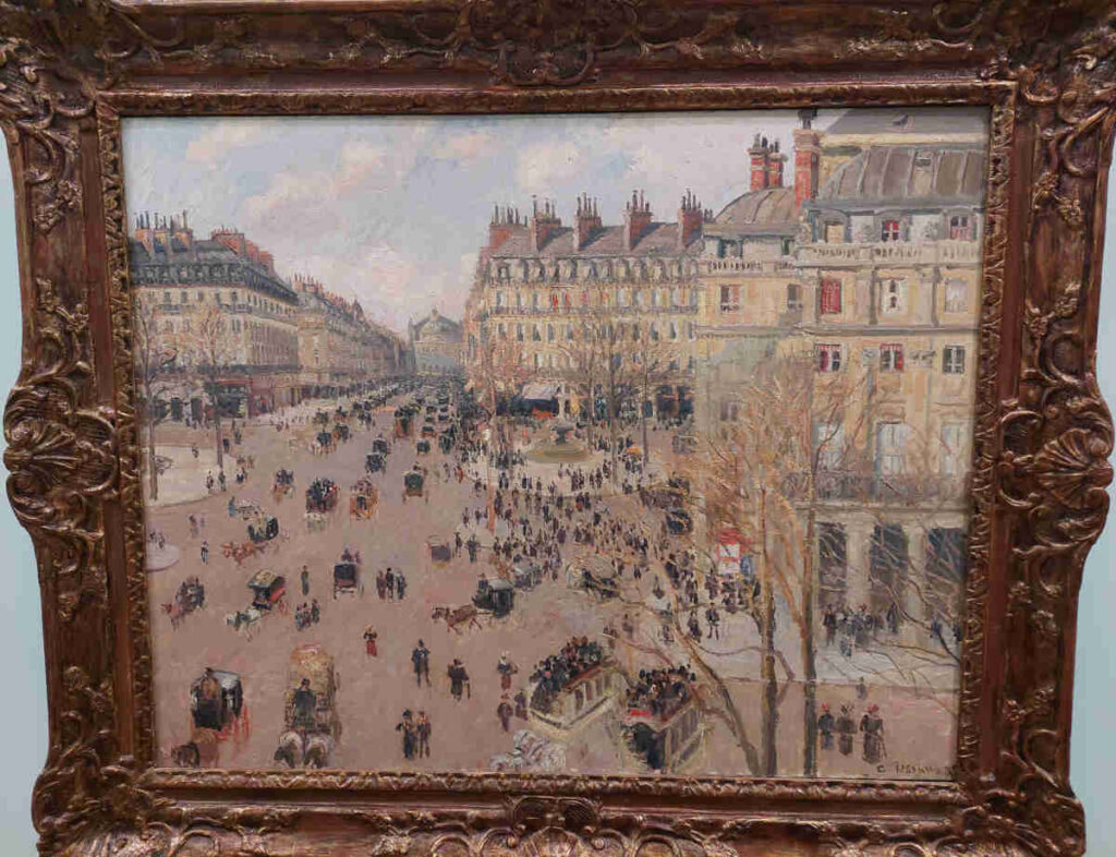 Camille Pissarro, Le Place du Theatre Francais, 1898