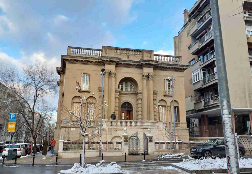 The building of the Nikola Tesla Museum in Belgrade