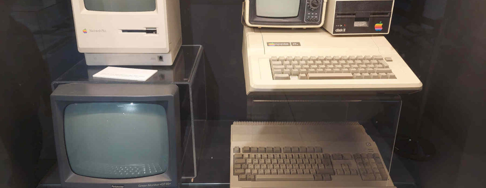 Old computers, including Apple, Museum of Science and Technology Belgrade