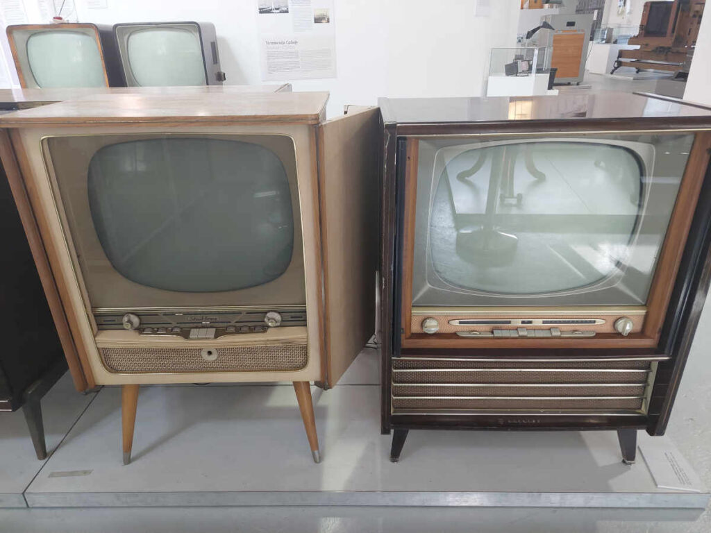 old TV sets, Museum of Science and Technology Belgrade