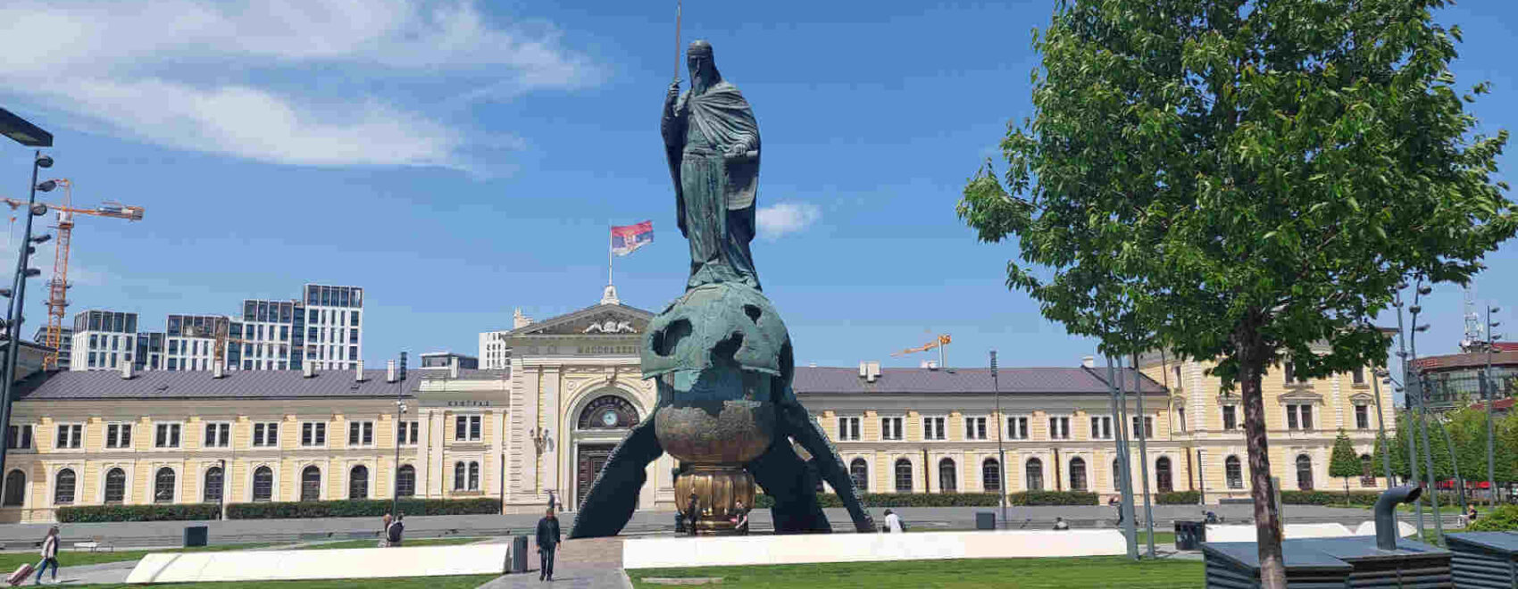 Stefan Nemanja Monument at Sava Square