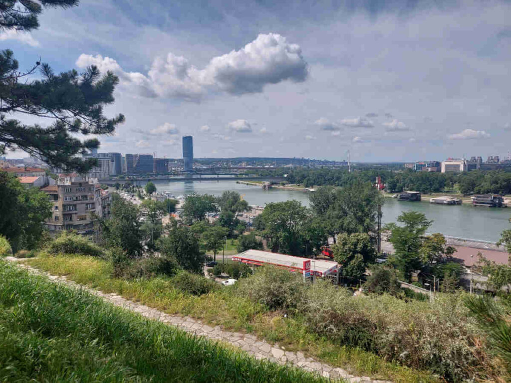 Iconic view from Kalemegdan Park