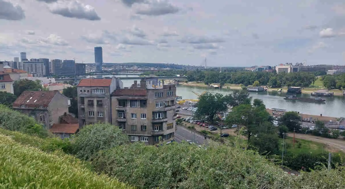 View from Sava Promenade at Kalemegdan Park