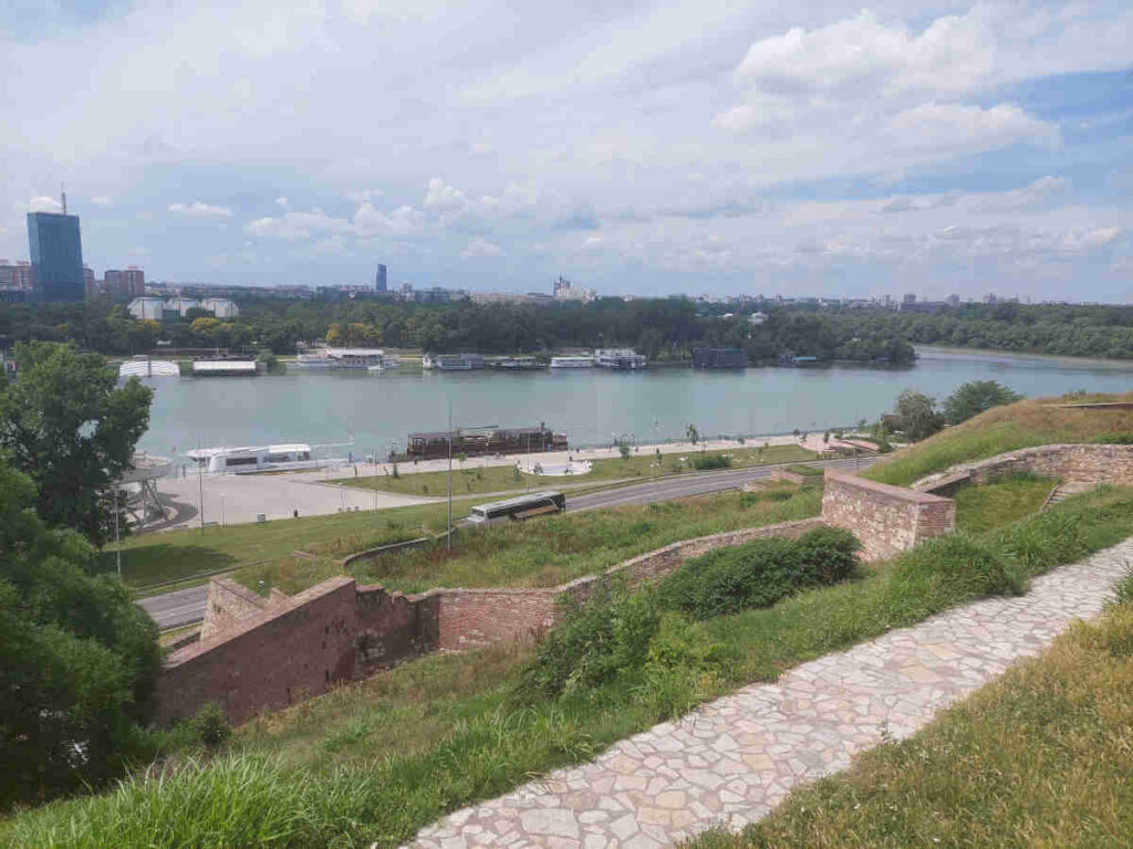 View of Novi Beograd from Kalemegdan
