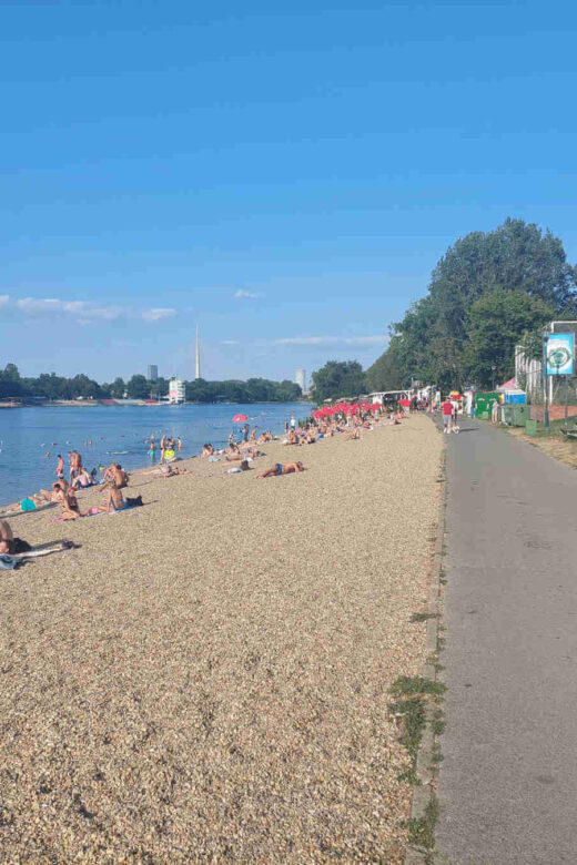 Ada Ciganlija beach