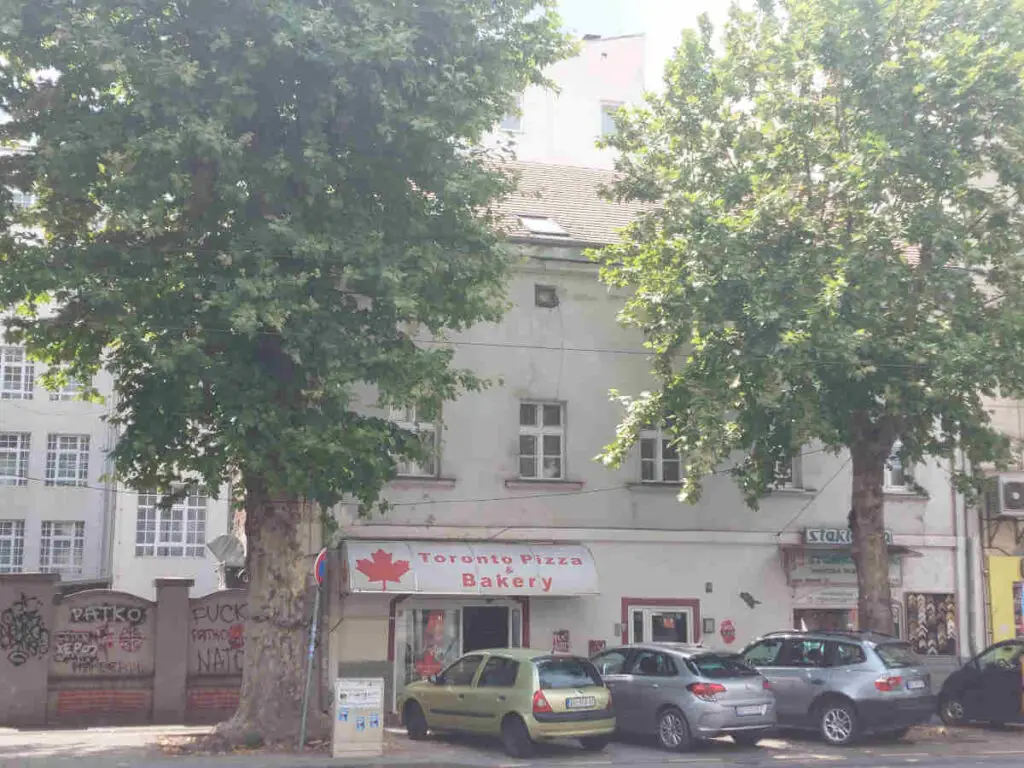 The oldest house in Belgrade, photo taken from across the street