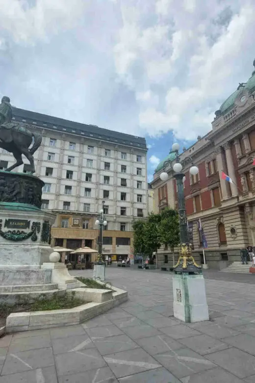 Republic Square in Belgrade