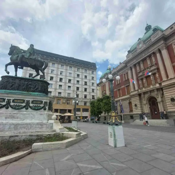 Republic Square in Belgrade