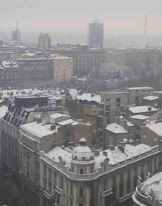 Snowy Belgrade