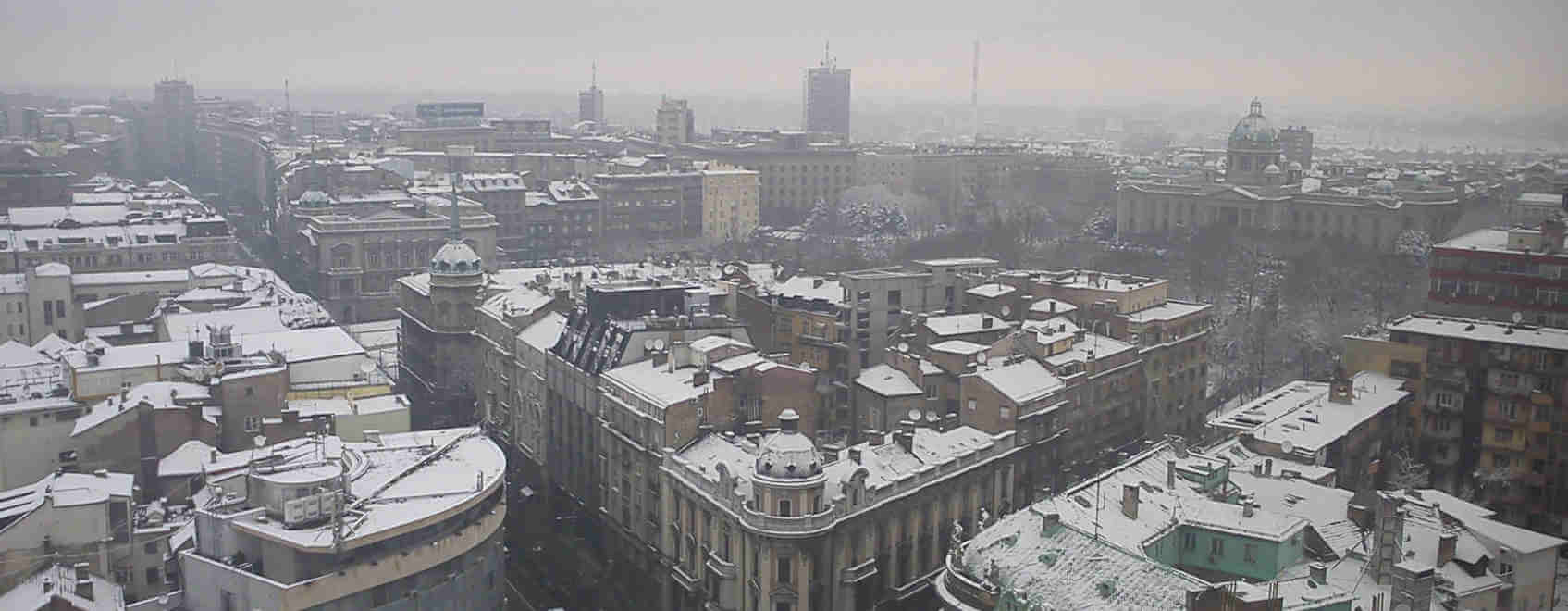 Snowy Belgrade