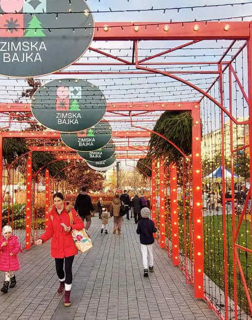 Entrance, Belgrade Christmas Market