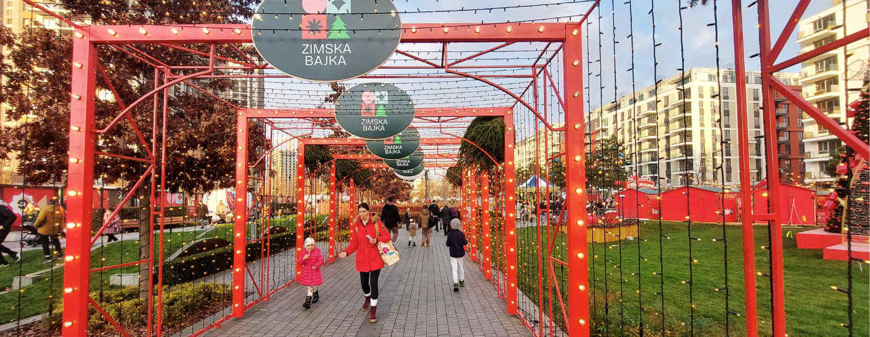 Entrance, Belgrade Christmas Market