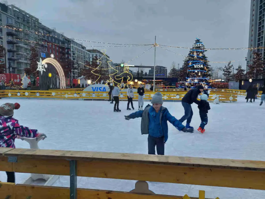 Belgrade Christmas Market ice skating