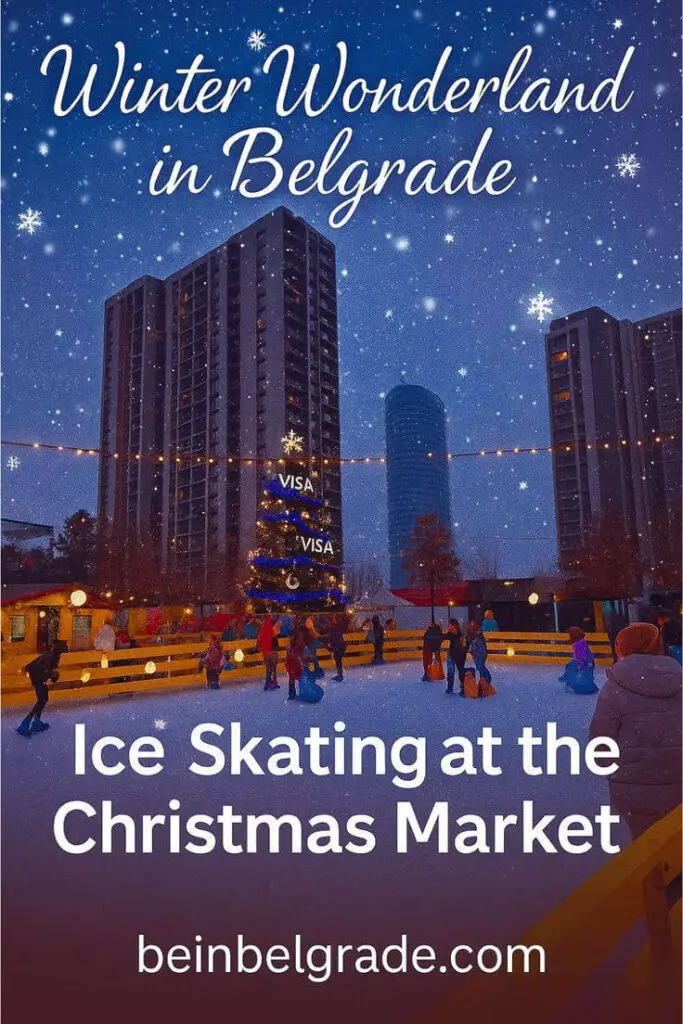 Ice-skating at Belgrade Christmas Market