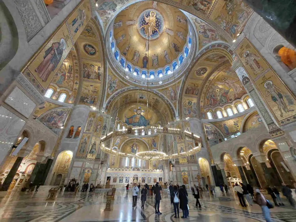 Inside St. Sava Temple