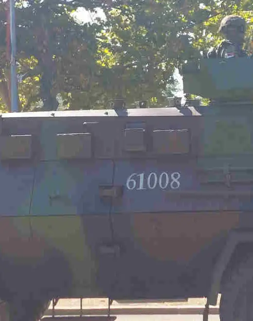 Serbia military parade in Belgrade 2025