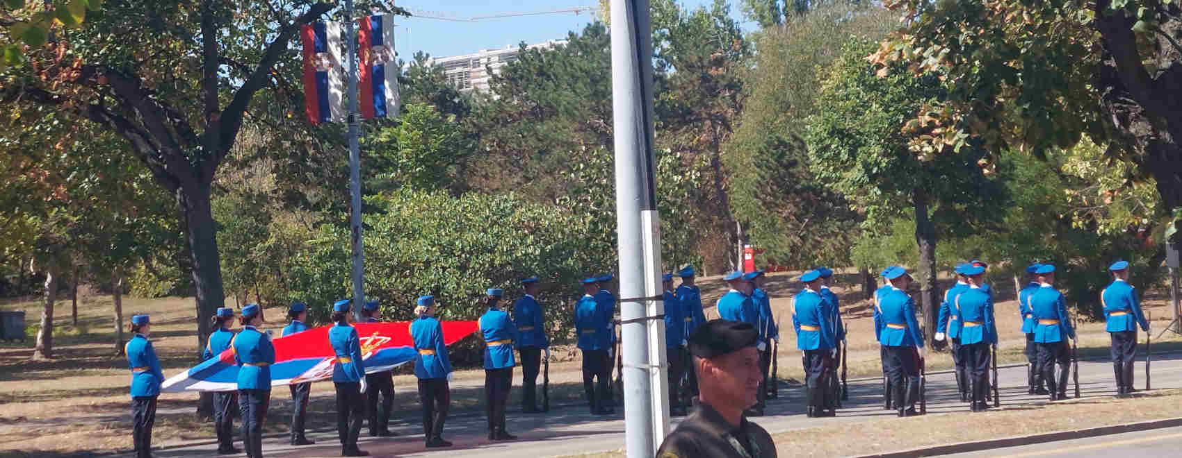 Military parade in Belgrade