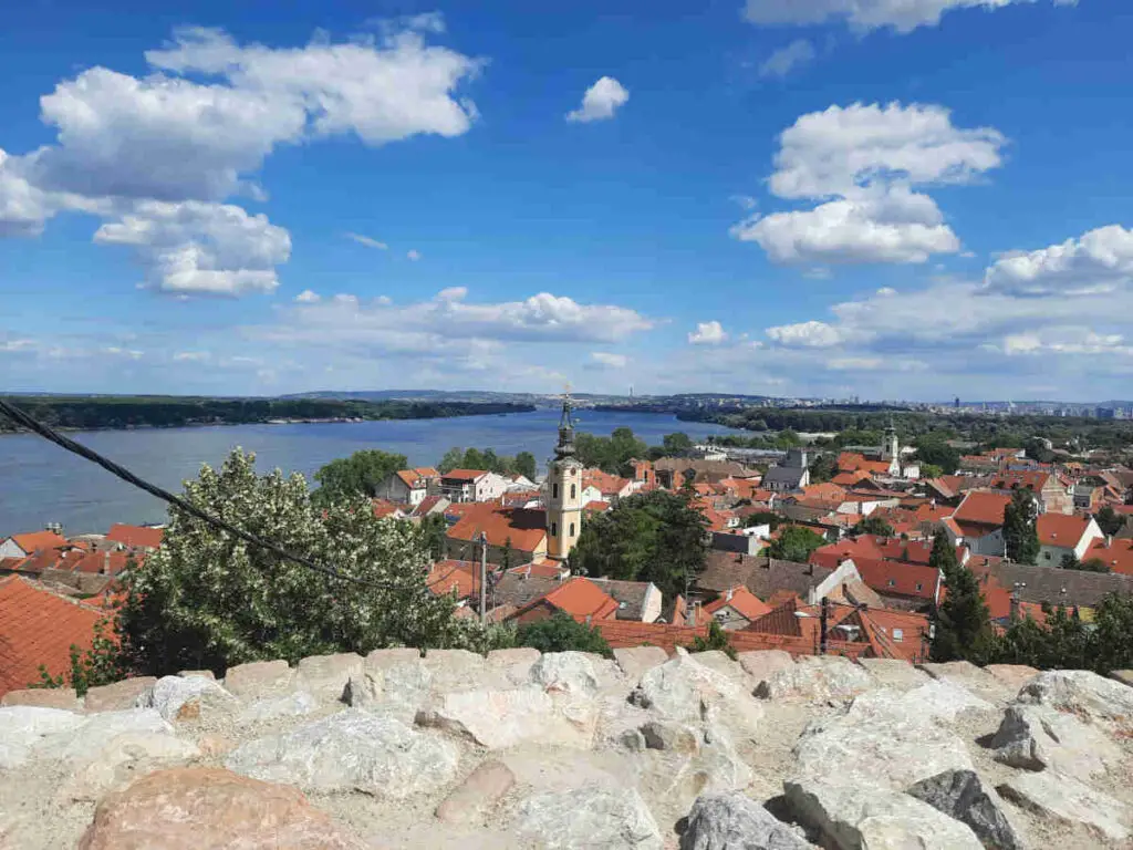 Stunning views over Zemun from Gardoš Tower