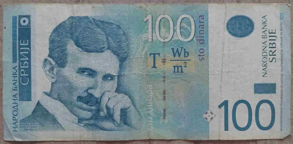 100 Serbian dinars - front