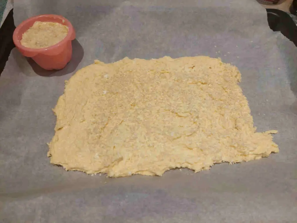 My proja batter ready to go into the oven.