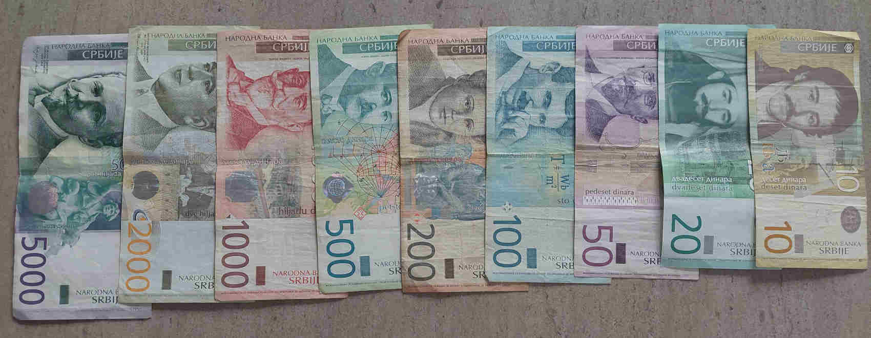Serbian money