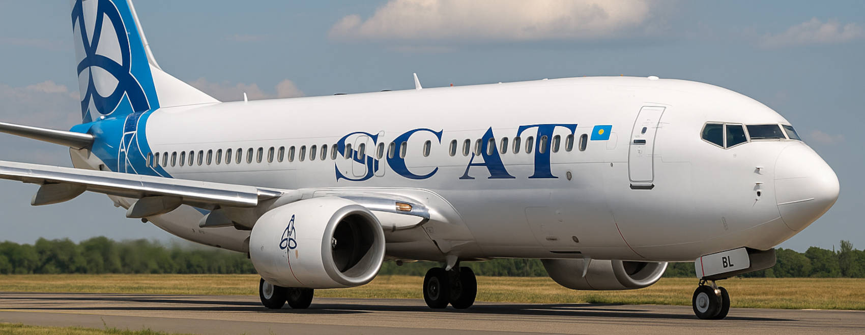 Belgrade Astana flight illustration