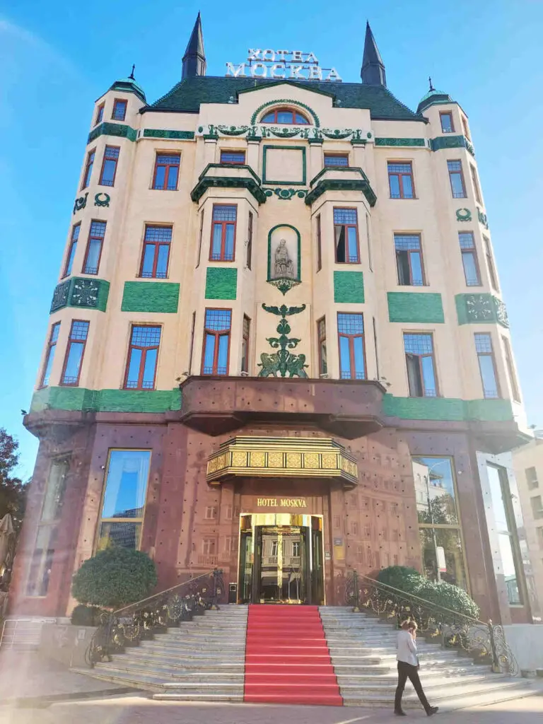 Hotel Moskva, front view